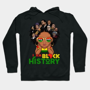 I Am Black History My Roots Black Pride African American BHM Hoodie